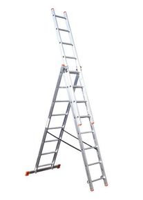 Scara Aluminiu 3 tronsoane 11 trepte max 7 m