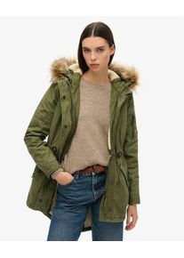 Superdry Women's Field Parka Kaki - Größe: 36