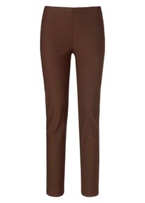 Peter Hahn - Enkellange comfortbroek pasvorm Sylvia, bruin, Maat 19, viscose