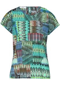 Peter Hahn - Blusen-Shirt, t&uuml;rkis, Gr. 46, Baumwolle