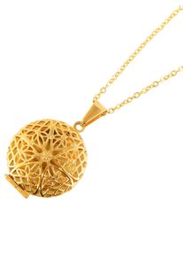 Dames Hanger met ketting in goudkleur ,maat 0, WITT,