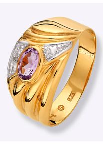 Dames Ring in Zilver verguld 925 ,maat 16, WITT,