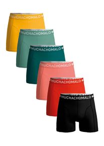 MUCHACHOMALO Heren 6-pack boxershorts effen