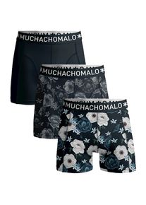 MUCHACHOMALO Heren 3-pack boxershorts print/effen