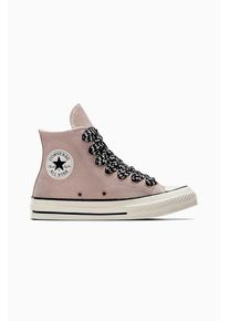 Converse tenisi din piele intoarsa Chuck 70 Suede culoarea maro, A08303C