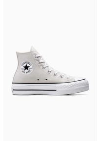 Converse tenisi Chuck Taylor All Star Lift femei, culoarea gri, A08287C