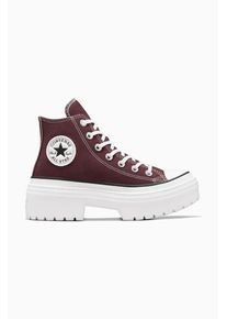 Converse tenisi Chuck Taylor All Star Lugged Heel femei, culoarea bordo, A09401C