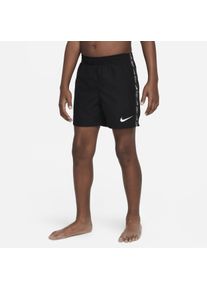 Short de bain et de volley-ball 10 cm Nike pour ado (garçon) - Noir