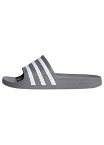 adidas Performance Sapato de praia/banho 'Adilette Aqua' em cinzento Tamanho 9 Às riscas