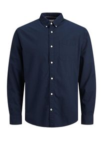 Jack & Jones JACK & JONES, Mænd, Skjorte 'JJEOxford', Navy, Størrelse XS
