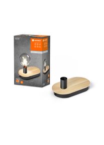 Ledvance Lights DECOR wall and ceiling light Wood like finish, black, 1-light source