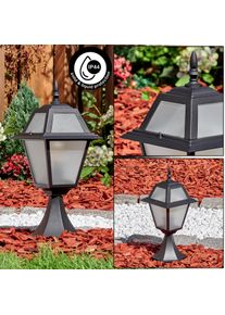 hofstein Fornelos Luminaire extérieur, Borne lumineuse, Eclairage de chemin Noir, 1 lumière