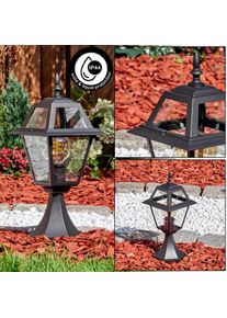 hofstein Fornelos Luminaire extérieur, Borne lumineuse, Eclairage de chemin Noir, 1 lumière
