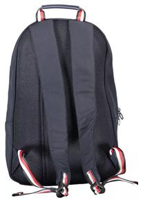 Tommy Hilfiger Sleek Blue Urban Backpack with Laptop Compartment