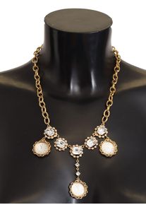 Dolce & Gabbana Dolce &amp;amp; Gabbana Elegant Timekeeper Statement Necklace