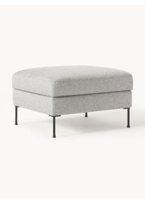Puf z miejscem do przechowywania Cucita Szary Tkanina S 75 x G 65 cm | Westwing Collection
