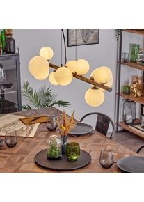 hofstein Chehalis Suspension, Boule lumineuse, Suspension Blanc, 10 lumi&egrave;res