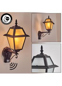 hofstein Fornelos Buitenlicht, Wandlamp voor buiten, Wandlamp Zwart, 1-licht, Bewegingsmelder