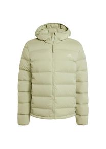 Adidas Helionic Stretch Hooded Down Jacket Chaqueta de plumas Hombre (XL | beige)
