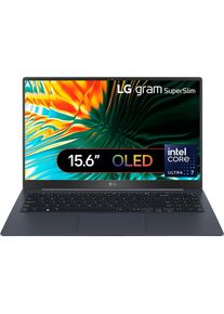 LG gram SuperSlim 15Z90ST-G.AD78A1 15.6" Laptop - Intel Core Ultra 7, 1 TB SSD, Dark Blue, Blue