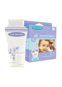Lansinoh mothers milk bag, pre-sterilized, leak-proof, scale, 25 bags
