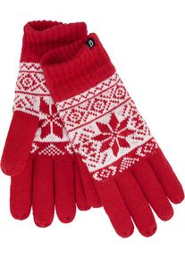 Brandit Snow, guanti , colore: Rosso/Bianco , dimensione: L