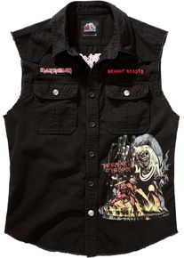 Brandit Iron Maiden Vintage NOTB, colete , cor: Preto/Vermelho/Amarelo , tamanho: 6XL