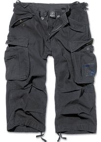 Brandit Industry Vintage 3/4, cargoshorts , colore: Nero , dimensione: M