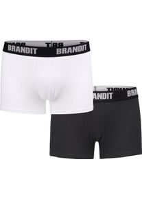 Brandit 4501, bokserki , kolor: biały/czarnyk , rozmiar: 3XL