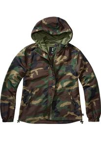 Brandit Windbreaker Summer, textile jacket women , color: Darkcamo , size: M