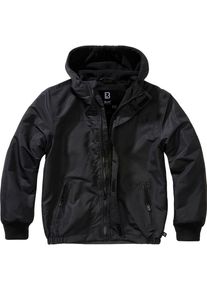 Brandit Windbreaker, veste en textile pour enfants , couleur: Noir , taille: 146/152