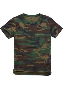 Brandit 6017, t-shirt kids , color: Woodland , size: 134/140