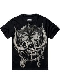 Brandit Motörhead Warpig, camiseta , cor: Preto/Branco , tamanho: 6XL