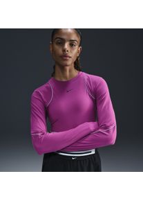 Haut de running à manches longues Nike Running Division pour femme - Pourpre