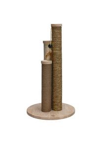 Designed by Lotte Willa Colonna tiragraffi in legno per gatti