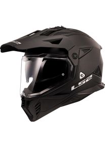 LS2 MX702 Pioneer II Solid, casco enduro , colore: Nero Opaco , dimensione: XL