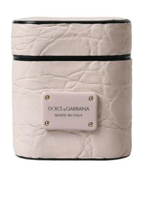 Dolce & Gabbana Dolce &amp;amp; Gabbana Elegant Light Pink Leather Airpod Case