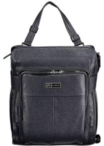 La Martina Chic Blue Urban Backpack with Laptop Sleeve