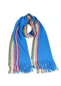 Missoni Elegant Fringed Geometric Fantasy Scarf