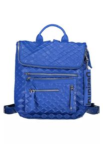 Desigual Chic Blue Urban Backpack with Contrasting Details