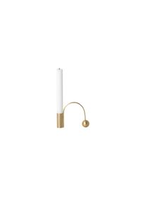 ferm LIVING Kerzenständer Balance, poliert, Messing, 9,5 cm