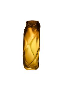 ferm LIVING Vase Water Swirl Tall, orange, Höhe 47 cm, Glas