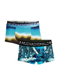 MUCHACHOMALO Heren 2-pack trunks robotlisa