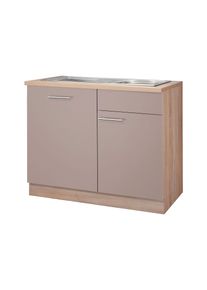 Wiho-Küchen wiho Küchen Spülenschrank »Montana«, 110 cm breit, inkl. Tür/Griff/Sockel für vollint. Geschirrspüler