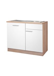 Wiho-Küchen wiho Küchen Spülenschrank »Montana«, 110 cm breit, inkl. Tür/Griff/Sockel für vollint. Geschirrspüler