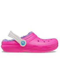 Crocs Kids Classic Lined Clog Pantoffels Kinderen (J1 |roze)