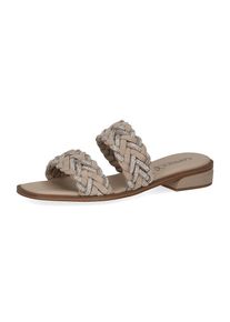 Caprice Leren slippers taupe - 55% | Maat: 41 |