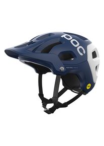 POC Fietshelm "Tectal Race MIPS" donkerblauw/wit - 47% | Maat: 50-56
