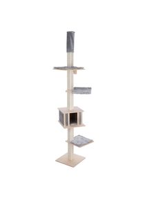 Tiragraffi a soffitto Natural Paradise Orchid Vanda color grigio chiaro per gatti