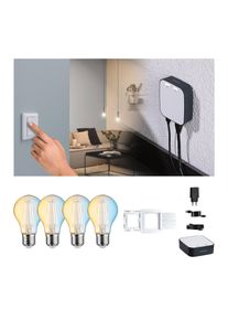 Paulmann Smart Home Bundle ZigBee 4x E27 7W LED Filament CCT